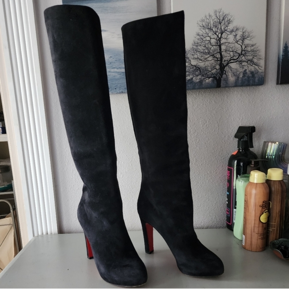 Christian Louboutin black boots